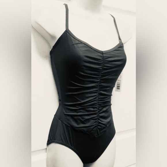 RED Body Wrappers Premiere shirred camisole dance/ ballet leotard - Style #P522 - Picture 12 of 13